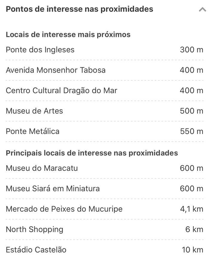 Apartamento Praia De Iracema Vista Para O Mar 18 Andar Форталеза Экстерьер фото